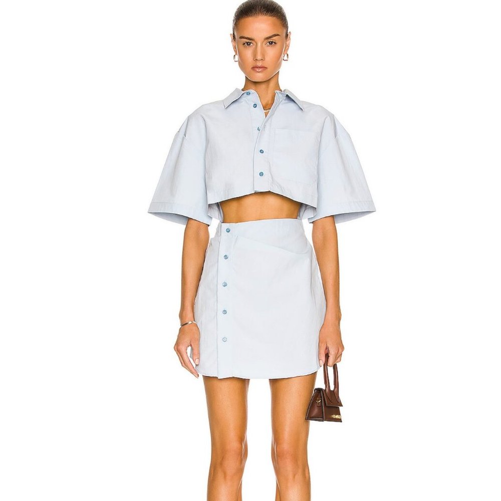 JACQUEMUS Blue La Montagne 'La Robe Arles' Dress